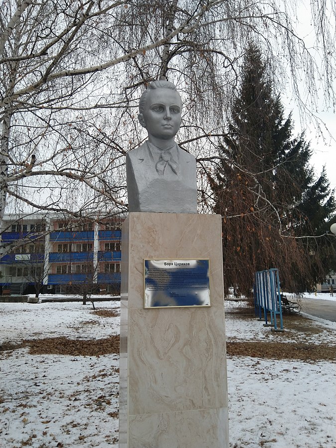 Памятник Боре Царикову.