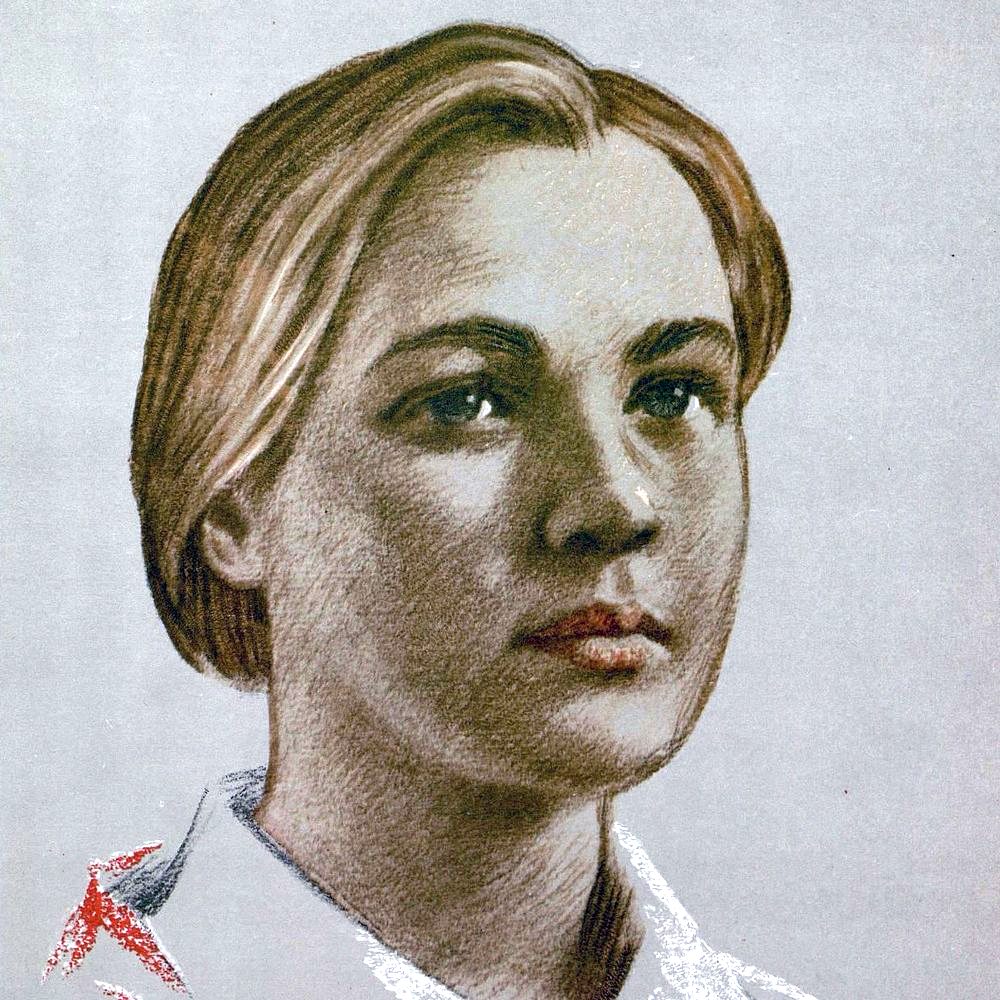 Лида Матвеева. Портрет.
