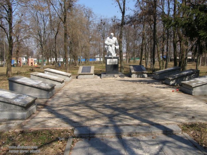 Братская могила в г. Семёновке.